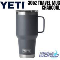 Yeti 30oz Travel Mug (887ml) Charcoal with Stronghold Lid