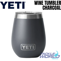 Yeti 10oz Wine Tumbler (295ml) Charcoal with Magslider Lid 