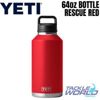 Yeti 64oz Bottle (1.89L) Rescue Red with Chug Cap