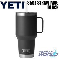 Yeti 35oz Straw Mug (1L) Black with Straw Lid