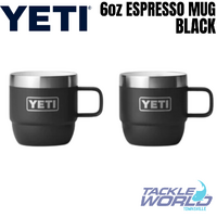 Yeti Rambler 6oz Espresso Mug (177ml) 2pk Black