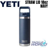 Yeti 18oz Bottle (532ml) Navy with Straw Lid