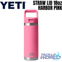 Yeti 18oz Bottle (532ml) Harbor Pink with Straw Lid