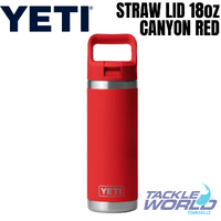 Yeti 18oz Bottle (532ml) Canyon Red with Straw Lid