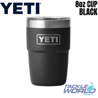 Yeti 8oz Stackable Cup (236ml) Black with Magslider Lid