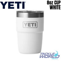 Yeti 8oz Stackable Cup (236ml) White with Magslider Lid