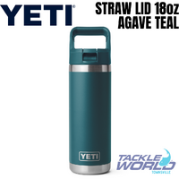 Yeti 18oz Bottle (532ml) Agave Teal with Straw Lid