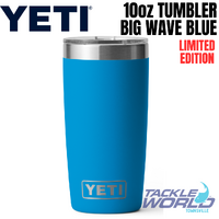 Yeti 10oz Tumbler (295ml) Big Wave Blue with Magslider Lid