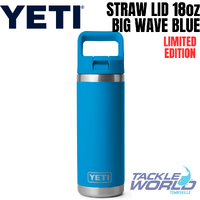 Yeti 18oz Bottle (532ml) Big Wave Blue with Straw Lid