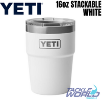 Yeti 16oz Stackable Cup (473ml) White with Magslider Lid