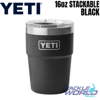 Yeti 16oz Stackable Cup (473ml) Black with Magslider Lid