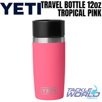 Yeti Rambler Travel Bottle 12oz (354ml) Tropical Pink with Commuter Cap