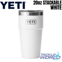 Yeti 20oz Stackable Cup (591ml) White with Magslider Lid