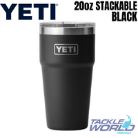 Yeti 20oz Stackable Cup (591ml) Black with Magslider Lid