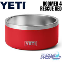 Yeti Boomer 4 Dog Bowl Rescue Red