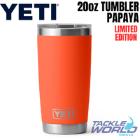 Yeti 20oz Tumbler (591ml) Papaya with Magslider Lid
