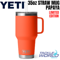 Yeti 35oz Straw Mug (1L) Papaya with Straw Lid
