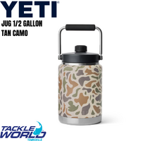 Yeti Rambler Half Gallon Jug (1.8L) Tan Camo