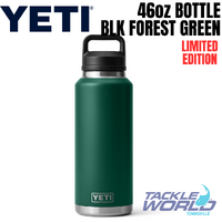 Yeti 46oz Bottle (1.36L) Black Forest Green with Chug Cap