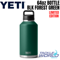 Yeti 64oz Bottle (1.89L) Black Forest Green with Chug Cap