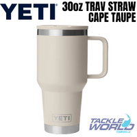 Yeti Rambler 30oz Travel Straw Mug Cape Taupe