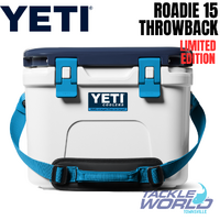 Yeti Roadie 15 White/Blue Throwback