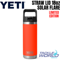 Yeti 18oz Bottle (532ml) Solar Flare with Straw Lid