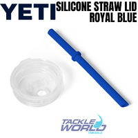 Yeti Rambler Tumbler Silicone Straw Lid Small Royal Blue