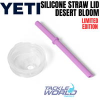 Yeti Rambler Tumbler Silicone Straw Lid Small Desert Bloom