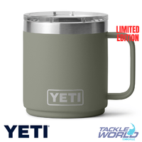 Yeti Rambler 10oz Ceramic Lined Mug Pampa Green