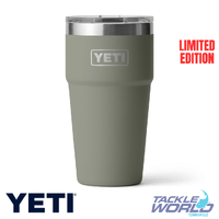 Yeti Rambler 20oz Stackable Cup Pampa Green