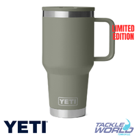 Yeti Rambler 30oz Travel Straw Mug Pampa Green