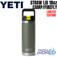 Yeti 18oz Bottle (532ml) Camp Green/Firefly with Straw Lid