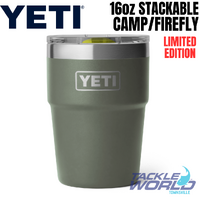 Yeti Rambler 16oz Stackable Cup Camp Green/Firefly