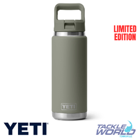 Yeti Rambler Bottle Straw Lid 26oz Pampa Green