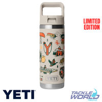 Yeti Rambler Bottle Straw Lid 18oz Cape Summer Camp
