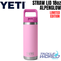 Yeti Rambler Bottle Straw Lid 18oz Alpenglow Pink