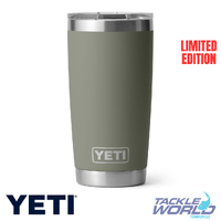 Yeti Rambler 20oz Tumbler Pampa Green