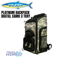 Wilson Platinum Digi Camo 3 Tray Back Pack Bag