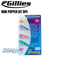 Gillies Mini Popper Kit - 5 lures
