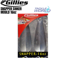 Gillies Sinker Mould Snapper 16oz