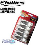 Gillies Sinker Mould Snapper 4oz