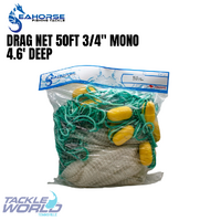 Seahorse Drag Net 50ft 3/4" Mono 4.6' Deep