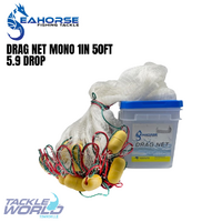 Seahorse Drag Net Mono 50ft 1" Mono 5.9' Drop 