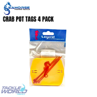 Seahorse Crab Pot Tags 4Pack