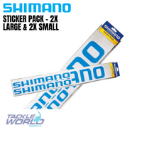 Shimano Sticker Pack - 2x Large plus 2x Small
