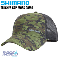 Shimano Trucker Cap Moss Camo