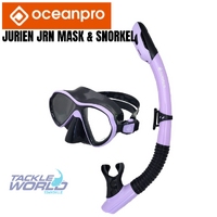 Ocean Pro Jurien Jnr Mask & Snorkel Set Lilac Black
