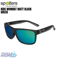 Spotters Wombat Matt Black Green