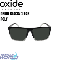 Oxide Sunglasses Orion Black/Clear Poly Grey 